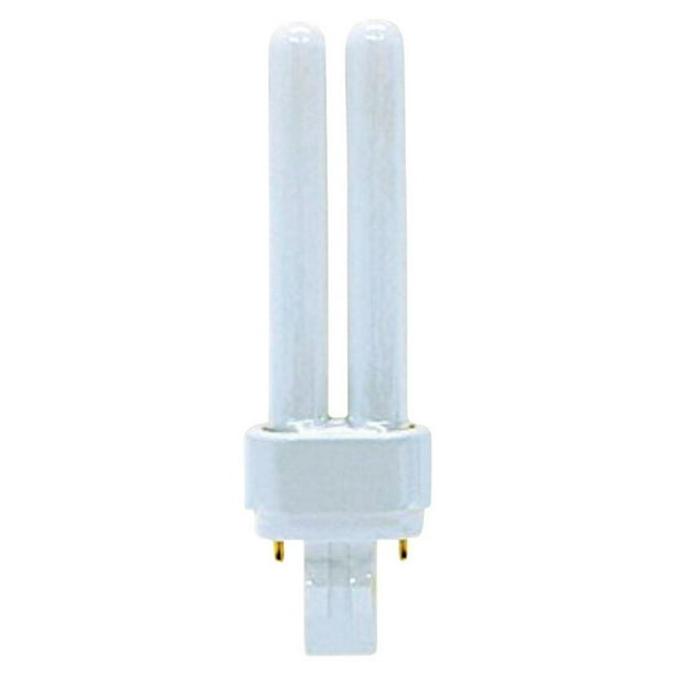 Compact Fluorescent 3500K Plusrite CFQ26W/G24d/835-26 Watt CFL Light Bulb 2 Pin G24d-3 Base Compact Fluorescent 3500K Plusrite CFQ26W/G24d/835-26 Watt CFL Light Bulb 2 Pin G24d-3 Base